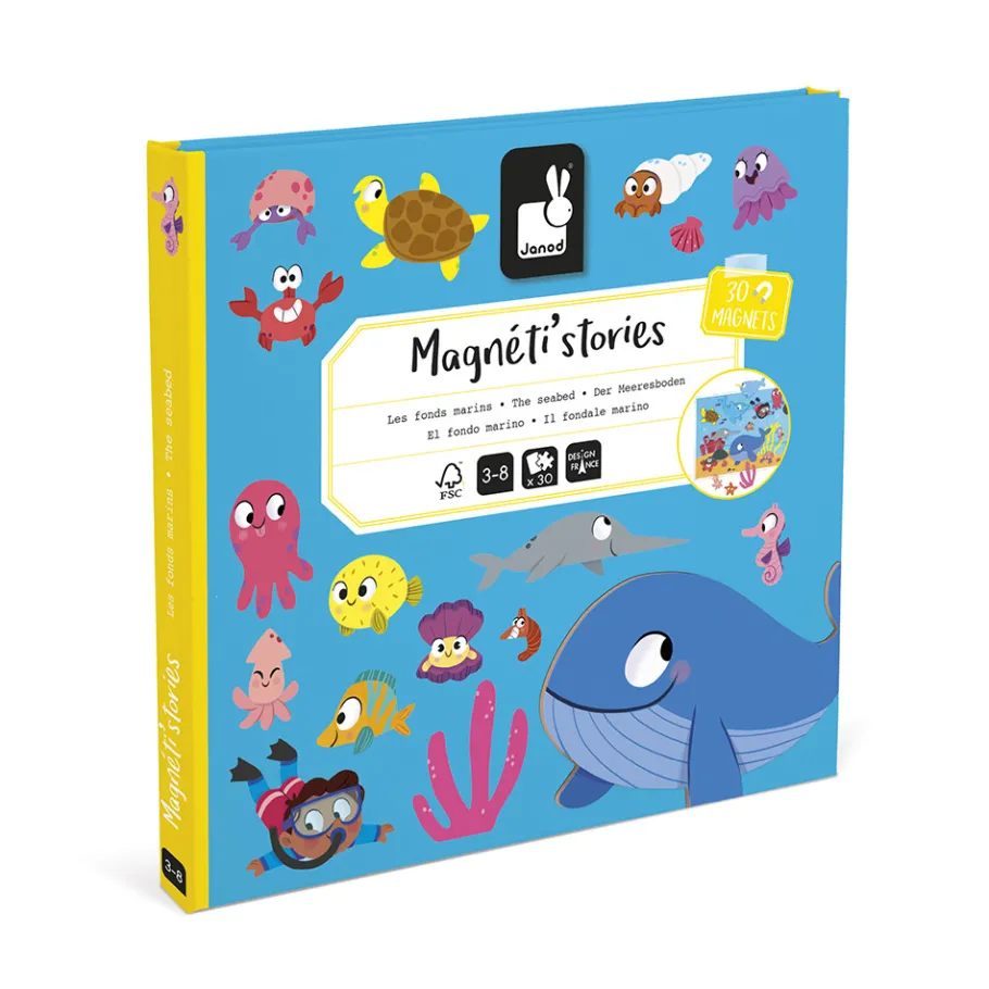 Janod Magnéti'stories les Fonds Marins* Jeux Éducatifs Maternelle|Jeux Éducatifs Magnétiques