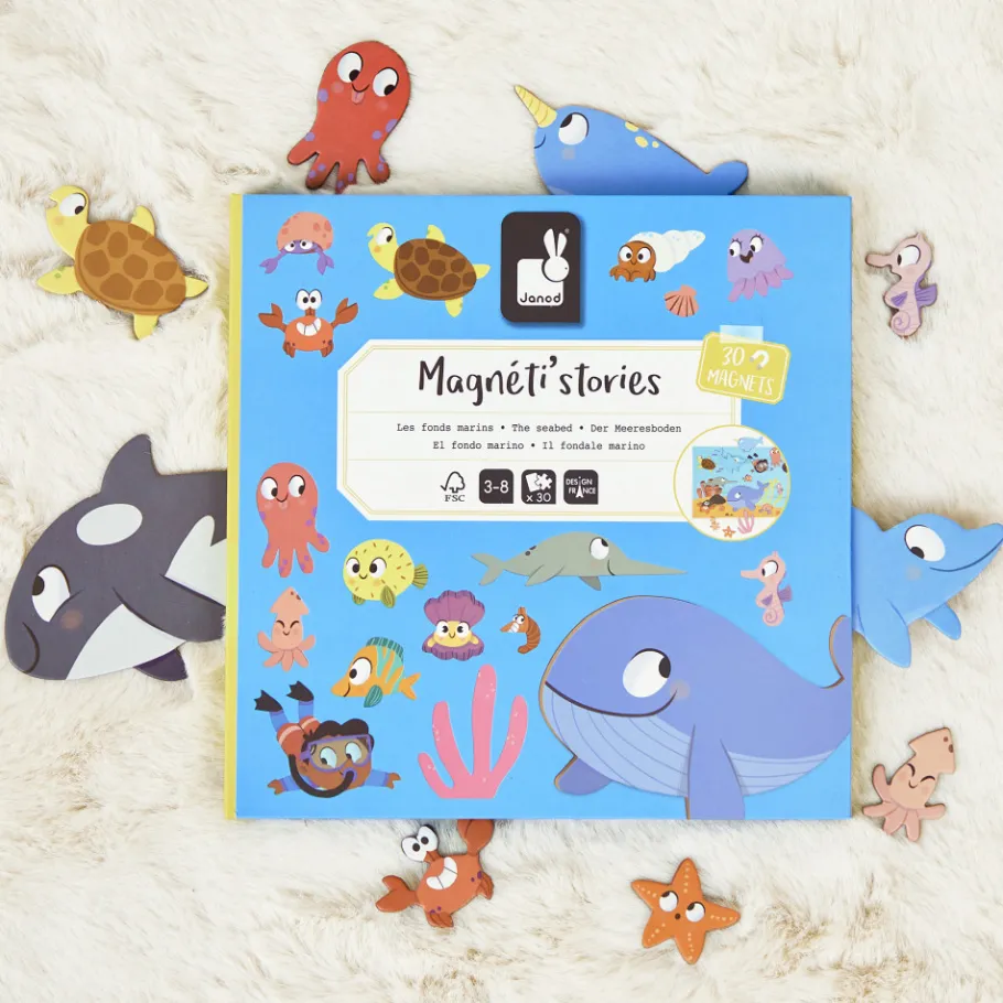 Janod Magnéti'stories les Fonds Marins* Jeux Éducatifs Maternelle|Jeux Éducatifs Magnétiques