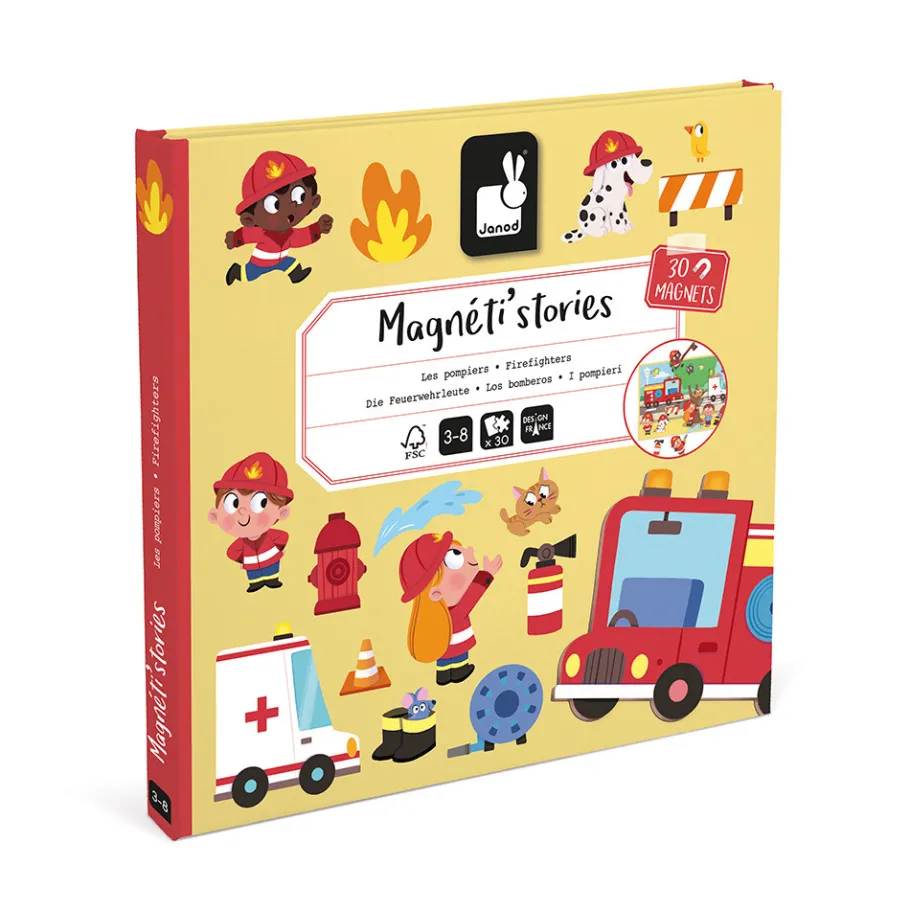 Janod Magnéti'stories les Pompiers* Jeux Éducatifs Maternelle|Jeux Éducatifs Magnétiques