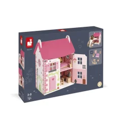 Janod Maison de poupées Mademoiselle (bois)* Maison De Poupées|Accessoires Poupons, Poupées & Ménage