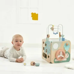 Janod Maxi Cube Multi-activités Sweet Cocoon* Bouliers, Loopings & Panneaux D'Activités|Cubes & Pyramides