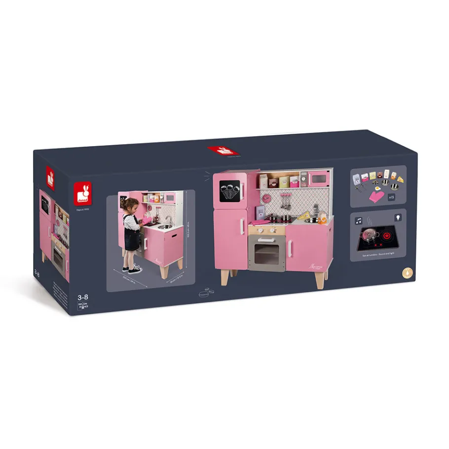 Janod Maxi cuisine Macaron (bois)* Cuisines, Dinettes & Marchandes