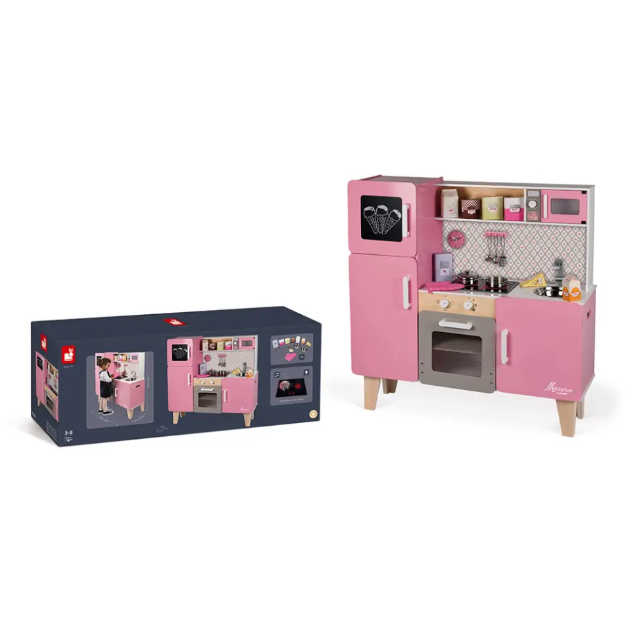 Janod Maxi cuisine Macaron (bois)* Cuisines, Dinettes & Marchandes