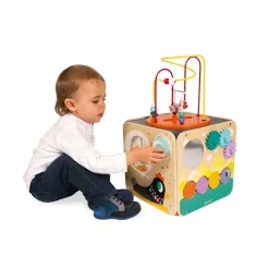 Janod Maxi looping multi-activités (bois)* Formes & Couleurs|Bouliers, Loopings & Panneaux D'Activités
