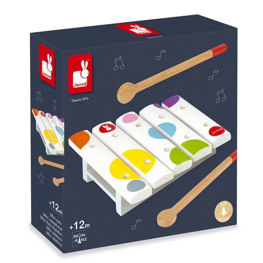 Janod Mini xylo Confetti (bois)* Jouets Musicaux|Jouets Musicaux