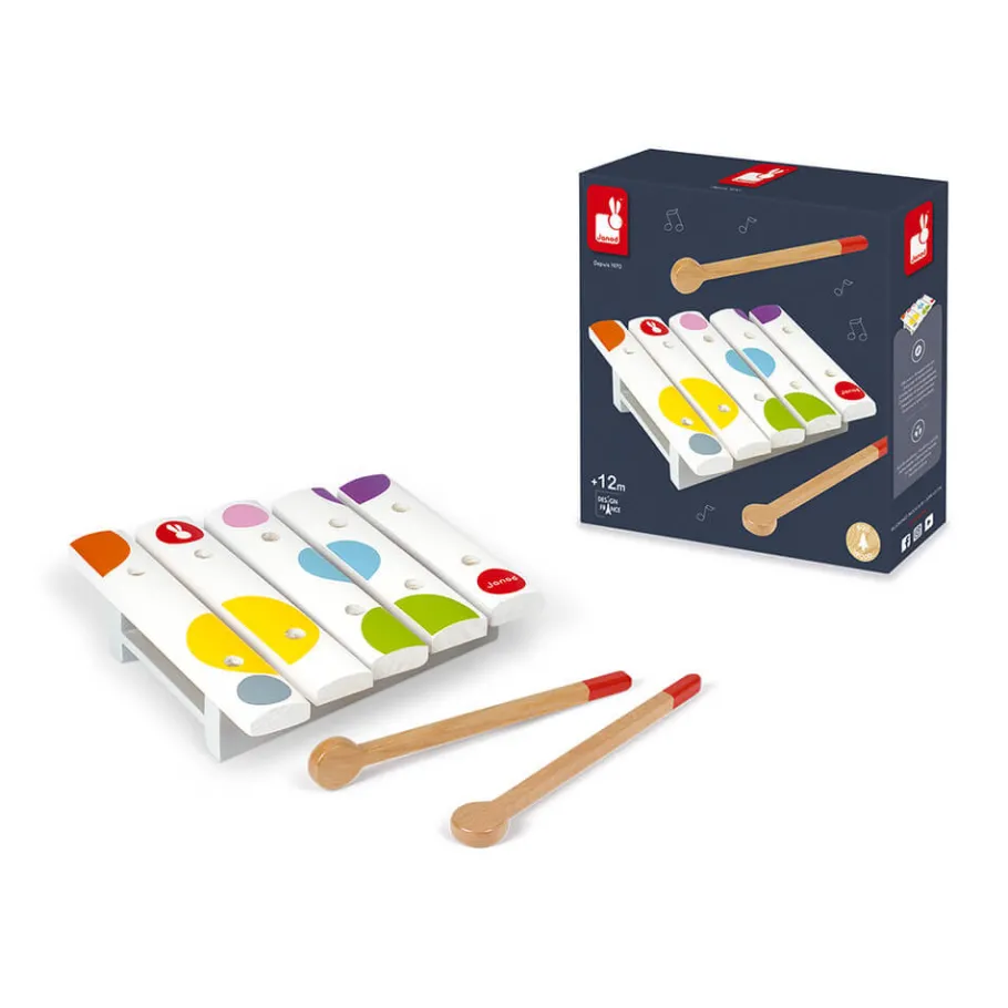 Janod Mini xylo Confetti (bois)* Jouets Musicaux|Jouets Musicaux