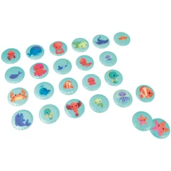 Janod Mémo de Bain Mes Bébés Animaux* Puzzles & Jeux De Mémo Pour Le Bain