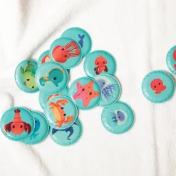 Janod Mémo de Bain Mes Bébés Animaux* Puzzles & Jeux De Mémo Pour Le Bain