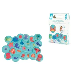 Janod Mémo de Bain Mes Bébés Animaux* Puzzles & Jeux De Mémo Pour Le Bain