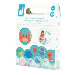 Janod Mémo de Bain Mes Bébés Animaux* Puzzles & Jeux De Mémo Pour Le Bain