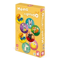 Janod Mémo Rigolooo* Jeux De Mémoire & D'Associations