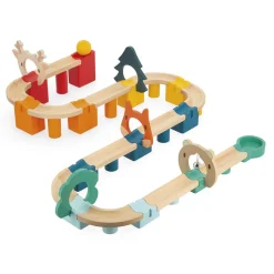 Janod Mon Premier Circuit en Bois* Billes & Toupies|Trains & Véhicules