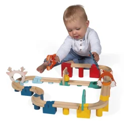 Janod Mon Premier Circuit en Bois* Billes & Toupies|Trains & Véhicules