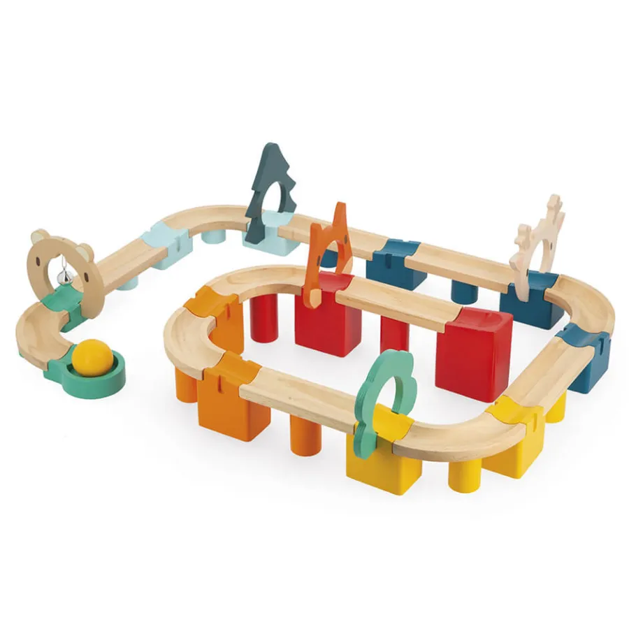 Janod Mon Premier Circuit en Bois* Billes & Toupies|Trains & Véhicules