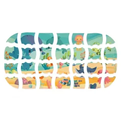 Janod Mon Puzzle de Bain Océan* Puzzles & Jeux De Mémo Pour Le Bain