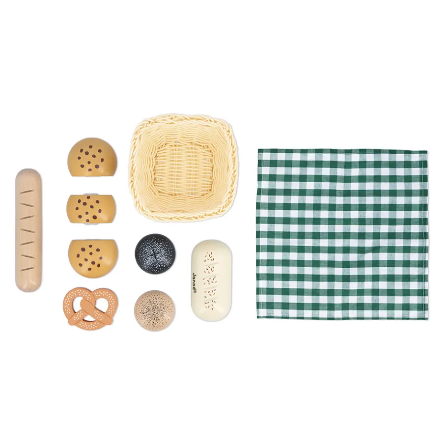 Janod Panier Boulangerie Mamie Soleil* Cuisines, Dinettes & Marchandes