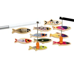 Janod Pêche à la ligne Sardine (bois)* Jeux De Pêche À La Ligne|Jouets Magnétiques