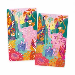 Janod Peinture 3D Jungle* Peinture Par Numéro & Coloriage|Collection 