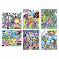 Janod Peinture Magique Bonne nuit* Peinture Par Numéro & Coloriage|Collection "Les Ateliers Déco"