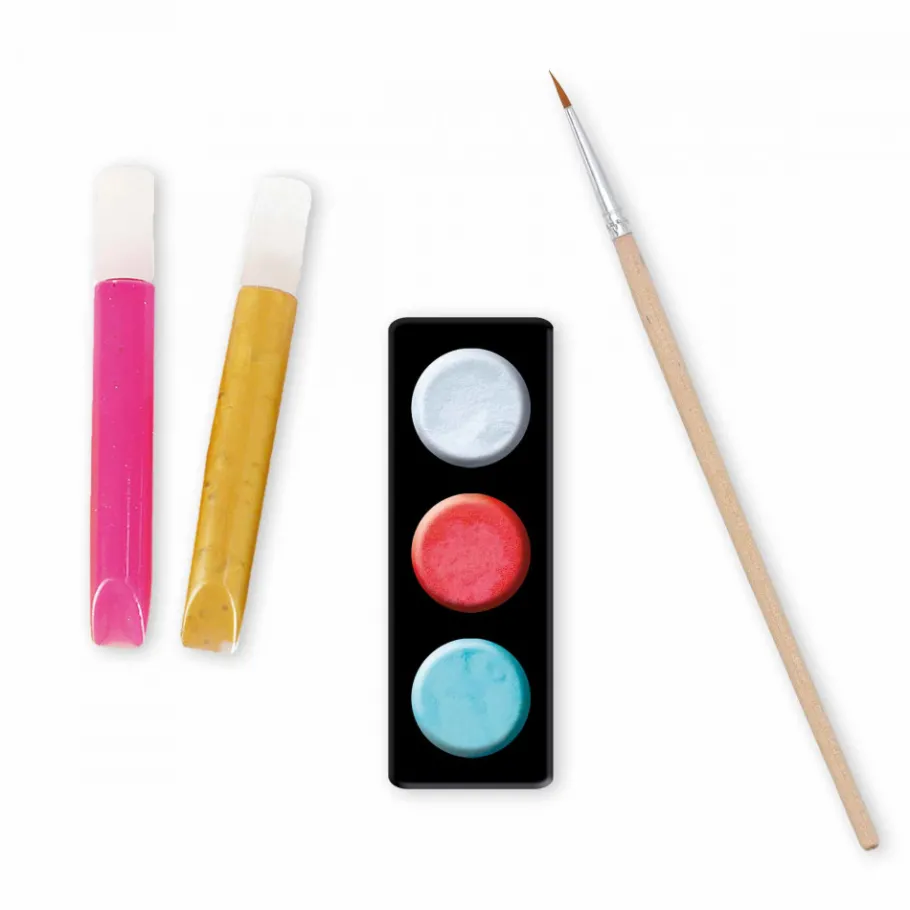 Janod Peinture Nacrée et 3D Licorne* Peinture Par Numéro & Coloriage|Collection "Les Ateliers Du Calme"
