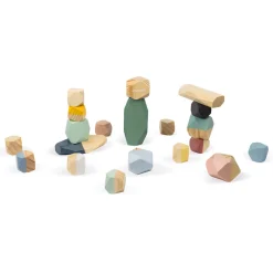 Janod Pierres à Empiler Sweet Cocoon (bois)* Jeux Éducatifs Maternelle|Formes & Couleurs
