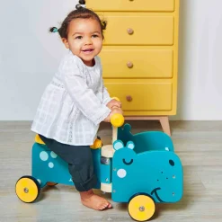 Janod Porteur Hippo (bois)* Jouets À Bascule, Porteurs & Chariots