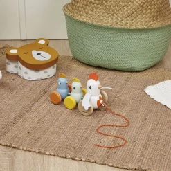 Janod Poule et Poussins à promener* Jouets À Promener & À Pousser