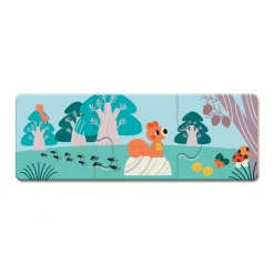 Janod Puzzle Animaux Les Empreintes - Partenariat WWF®* Jeux Éducatifs Maternelle|Jeux Éducatifs Science & Géographie