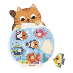 Janod Puzzle Aquarium 6 pièces* Puzzles En Bois Premier Âge|Puzzles En Bois Premier Âge