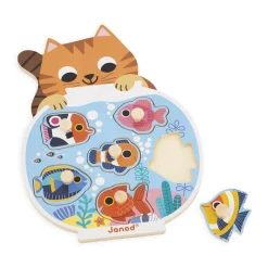 Janod Puzzle Aquarium 6 pièces* Puzzles En Bois Premier Âge|Puzzles En Bois Premier Âge