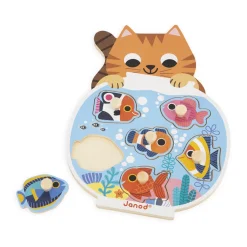 Janod Puzzle Aquarium 6 pièces* Puzzles En Bois Premier Âge|Puzzles En Bois Premier Âge