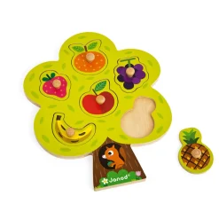 Janod Puzzle Arbre Gourmand 6 pièces* Puzzles En Bois Premier Âge|Puzzles En Bois Premier Âge