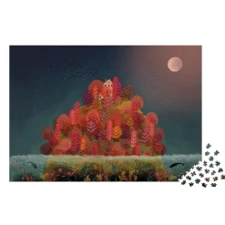 Janod Puzzle Automne Rouge 2000 pièces* Puzzles 500 À 2000 Pièces