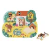 Janod Puzzle Campagne 6 pièces* Tracteurs & Animaux De La Ferme|Puzzles En Bois Premier Âge