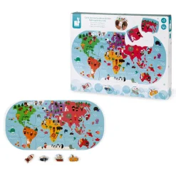 Janod Puzzle Carte des Explorateurs du bain* Puzzles & Jeux De Mémo Pour Le Bain