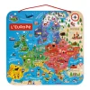 Janod Puzzle Carte d'Europe Magnétique (bois)* Jeux Éducatifs Primaire|Jeux Éducatifs Science & Géographie