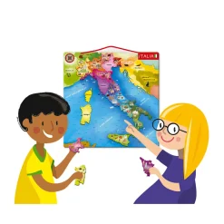 Janod Puzzle Carte d'Italie Magnétique 20 pièces* Jeux Éducatifs Primaire|Jeux Éducatifs Science & Géographie