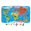 Janod Puzzle Carte Monde Magnétique 92 pièces Espagnol* Jeux Éducatifs Primaire|Jeux Éducatifs Science & Géographie