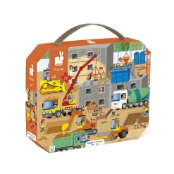 Janod Puzzle Chantier 36 pièces* Puzzles Fabriqués En France|Puzzles 20 À 49 Pièces