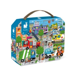 Janod Puzzle City 36 pièces* Puzzles Fabriqués En France|Puzzles 20 À 49 Pièces