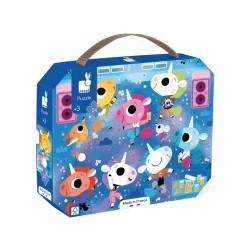 Janod Puzzle Concert Rock Licornes 24 pièces* Puzzles Fabriqués En France|Puzzles 20 À 49 Pièces