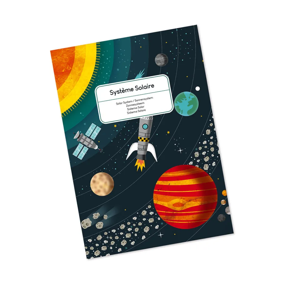 Janod Puzzle éducatif Système Solaire 100 pièces* Jeux Éducatifs Primaire|Jeux Éducatifs Science & Géographie