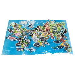 Janod Puzzle Educatif Géant Les Animaux Menacés 200 pièces* Jeux Éducatifs Primaire|Jeux Éducatifs Science & Géographie