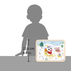 Janod Puzzle en bois A la montagne 24 pièces* Puzzles 20 À 49 Pièces|Puzzles En Bois Premier Âge