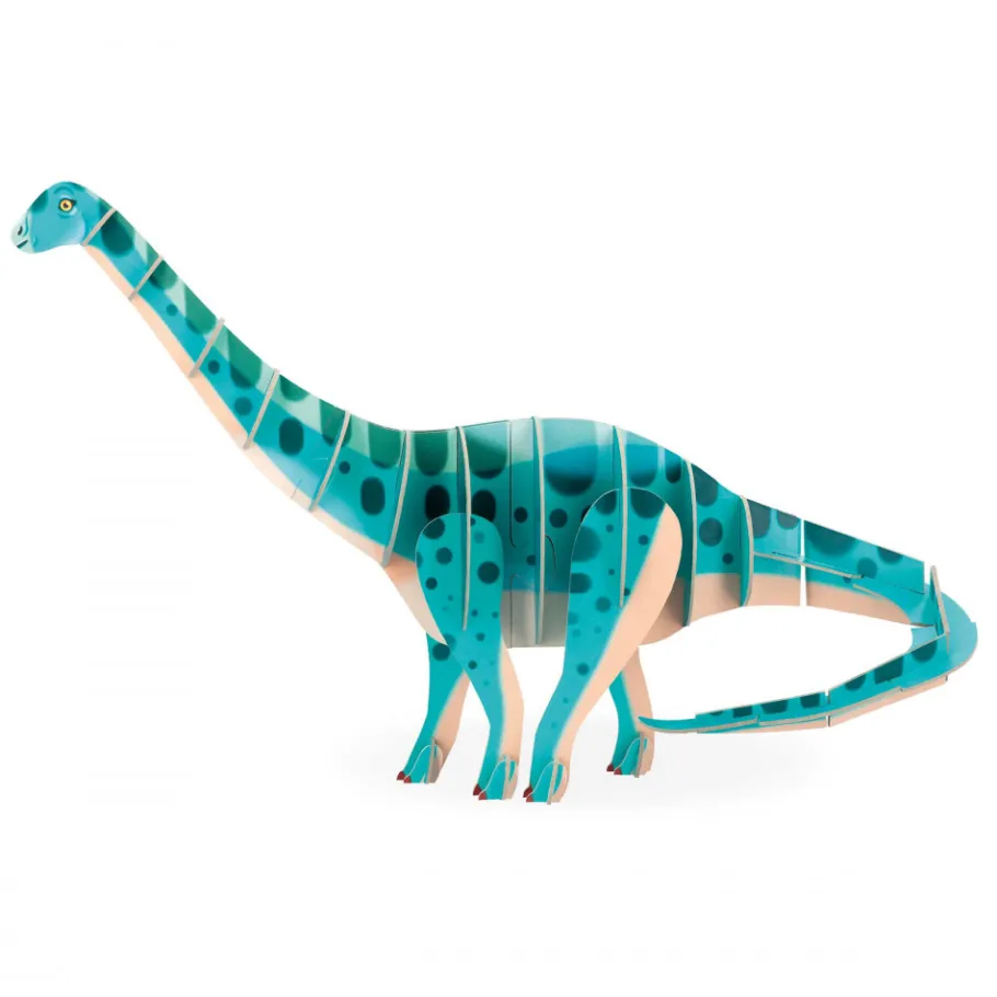 Janod Puzzle en Volume le diplodocus* Puzzles Fabriqués En France|Puzzles Éducatifs