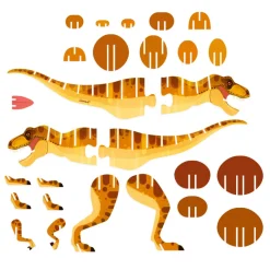 Janod Puzzle en volume le T-Rex* Puzzles Fabriqués En France|Puzzles Éducatifs