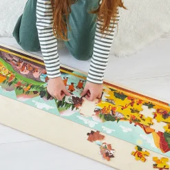 Janod Puzzle Frise Préhistoire 100 pièces* Puzzles Fabriqués En France|Puzzles Éducatifs