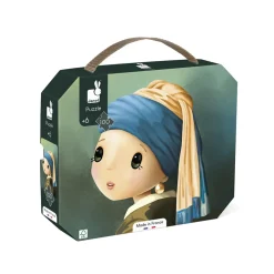 Janod Puzzle Inspiré de Vermeer 100 pièces* Puzzles Fabriqués En France|Puzzles 50 À 149 Pièces