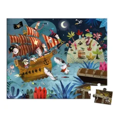 Janod Puzzle La Chasse au Trésor 36 pièces* Puzzles Fabriqués En France|Puzzles 20 À 49 Pièces
