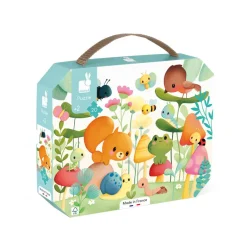 Janod Puzzle Les Compagnons du Jardin 20 pièces* Puzzles Fabriqués En France|Puzzles 20 À 49 Pièces